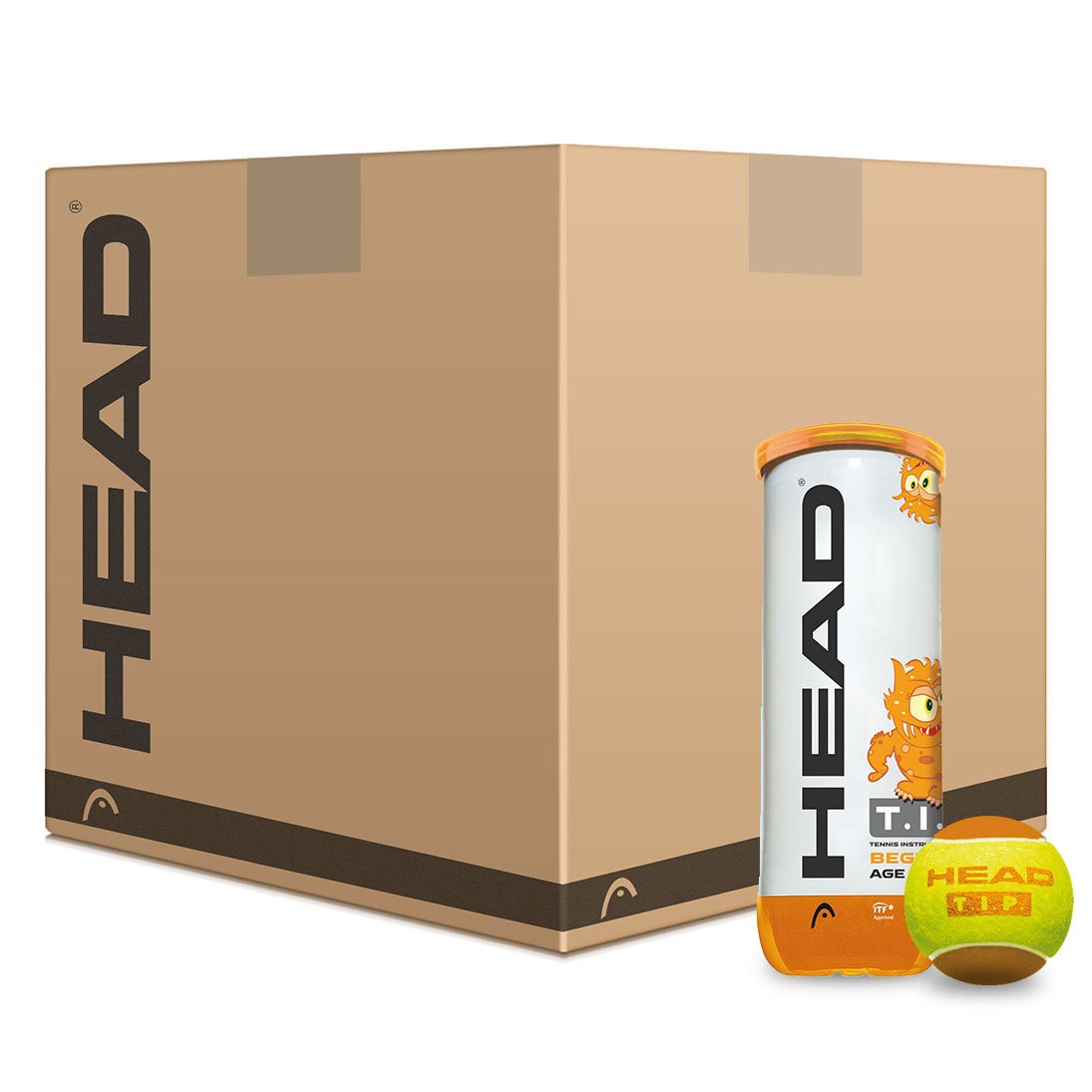 Head TIP Orange Mini Tennis Balls - 5 Dozen