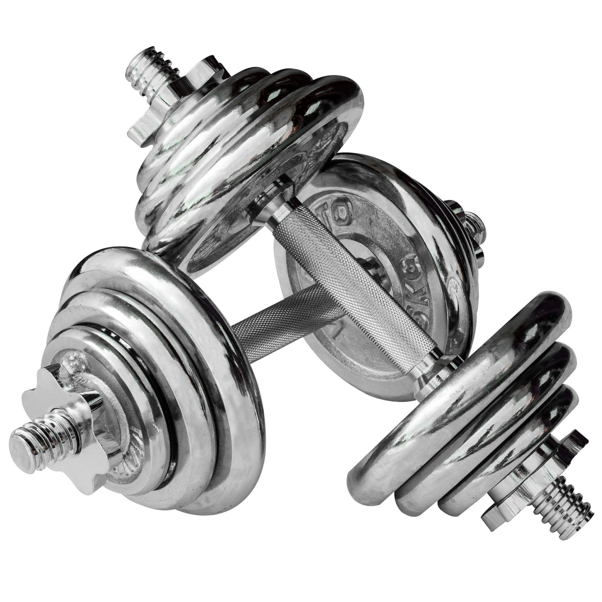 Viavito 20kg Chrome Dumbbell Set