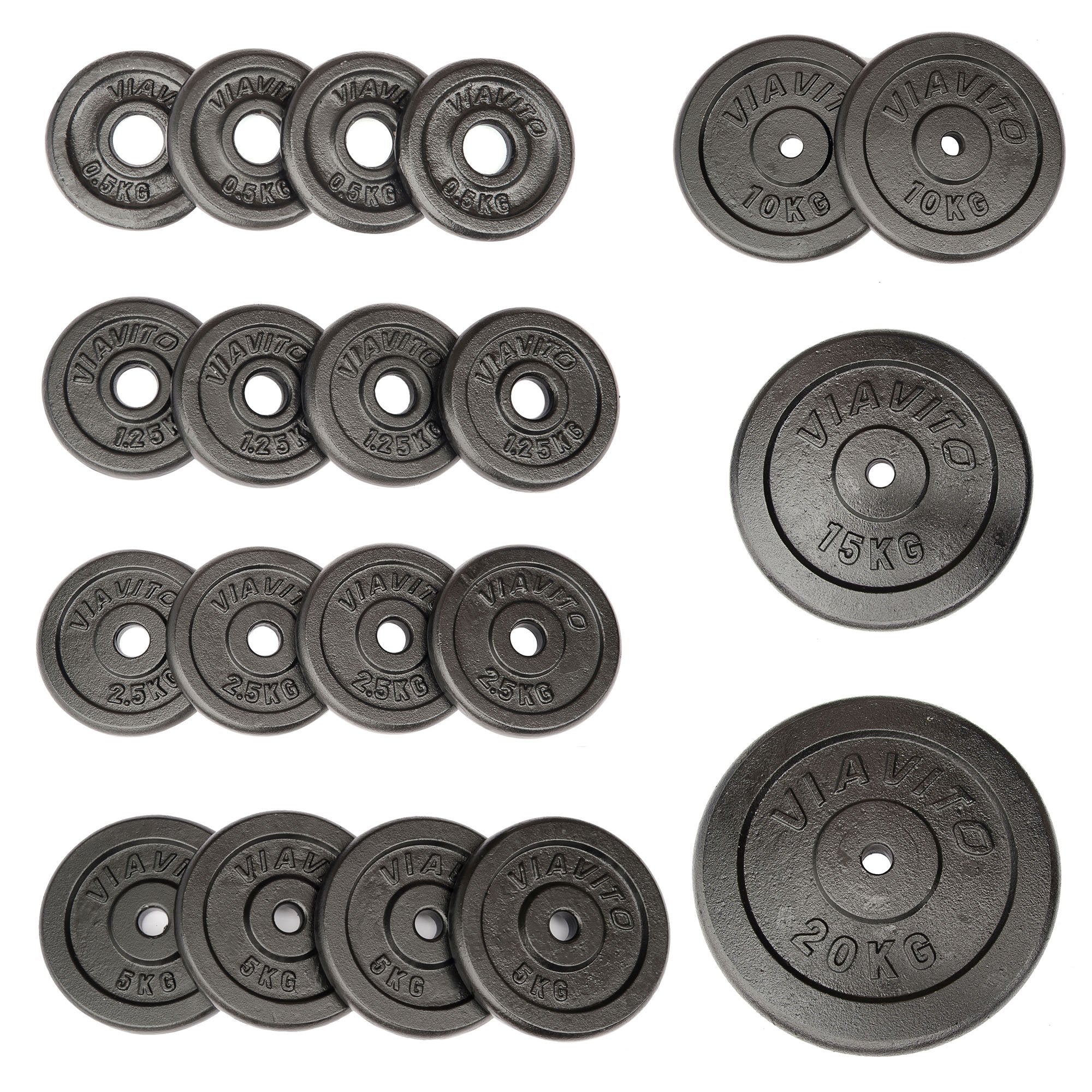 Image of Viavito Cast Iron Standard Weight Plates