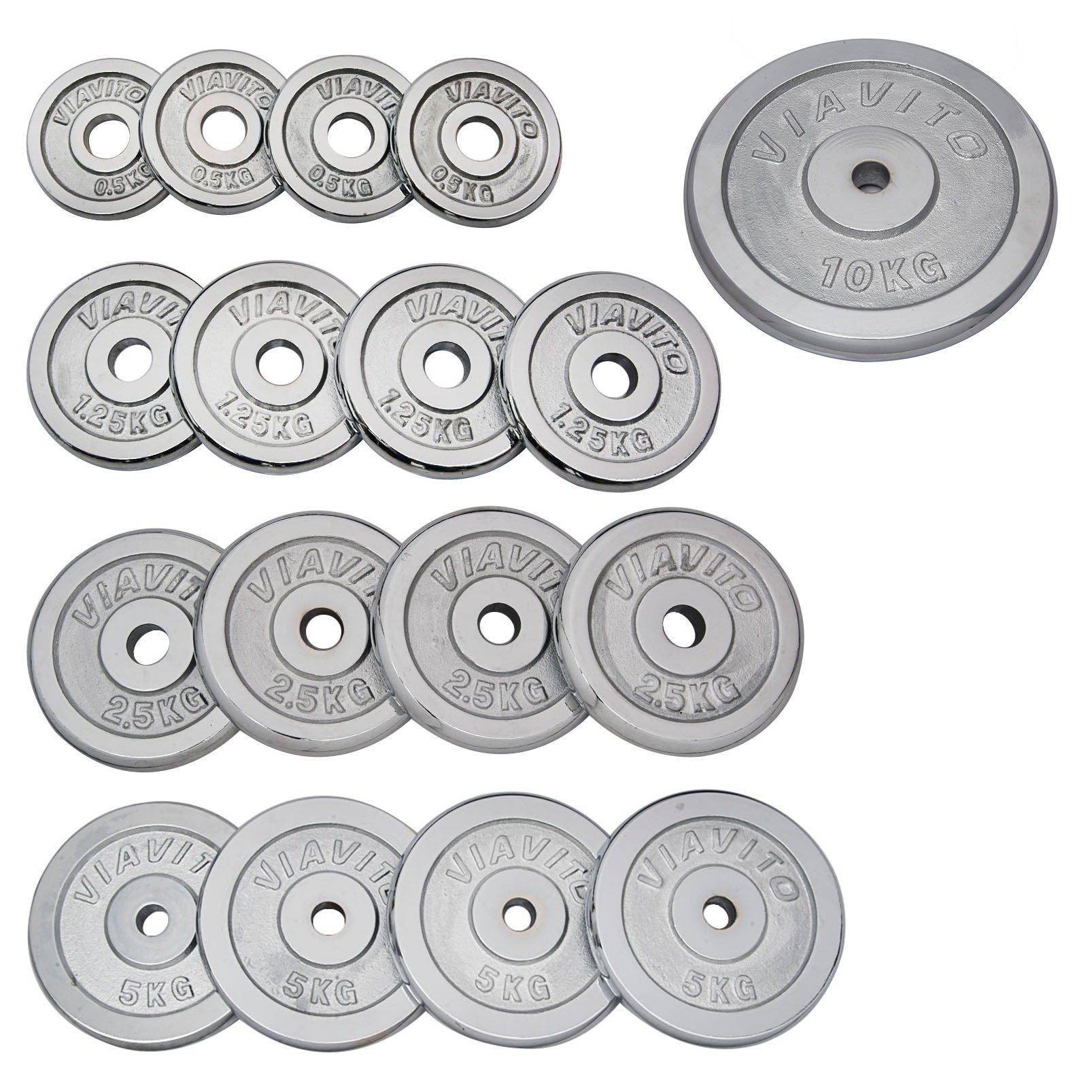 Image of Viavito Chrome Standard Weight Plates