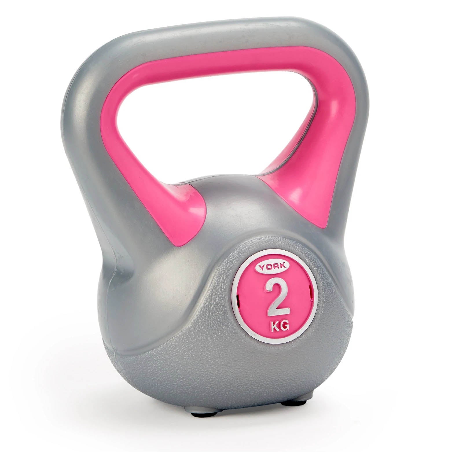 York 2kg Vinyl Kettlebell