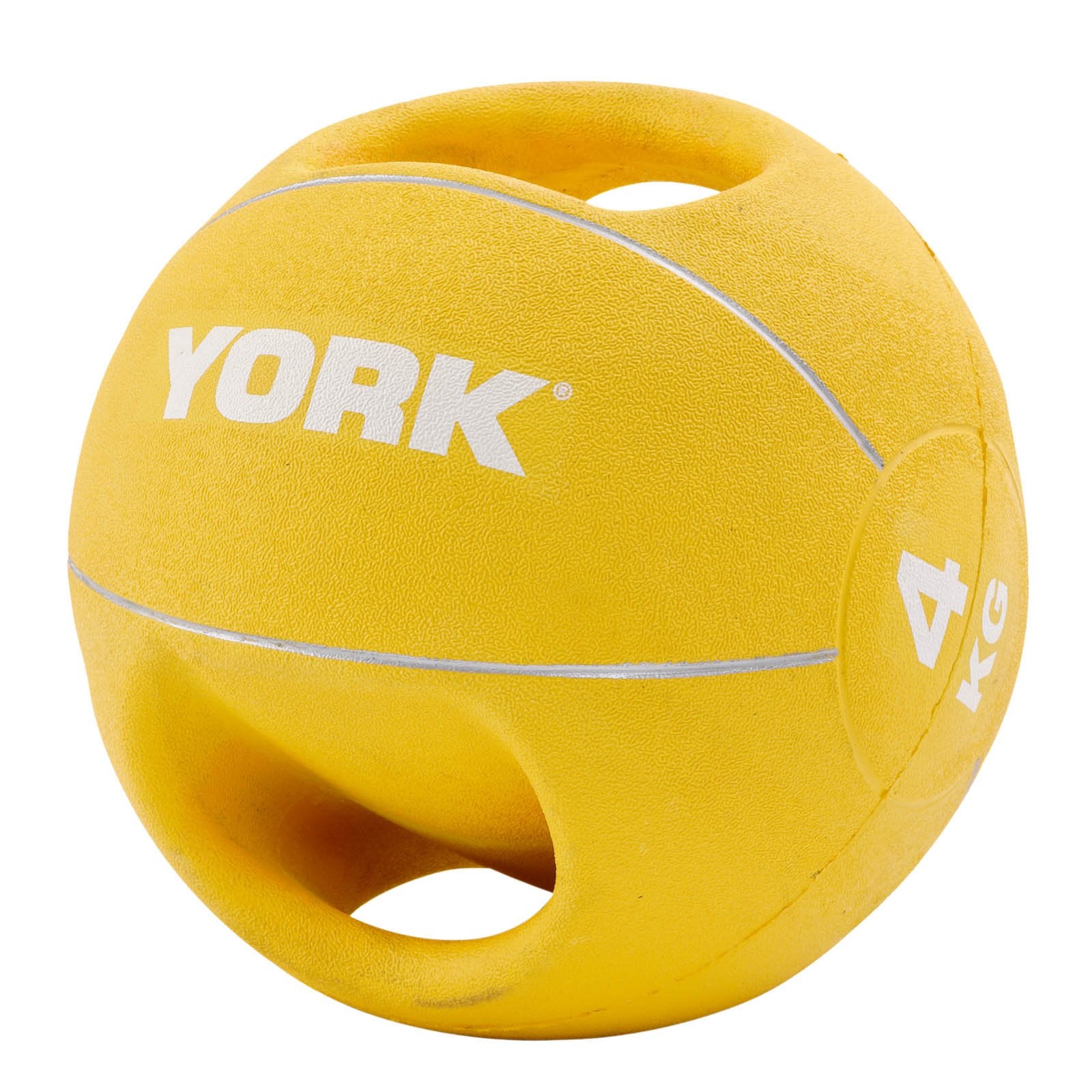 York 4kg Double Grip Medicine Ball