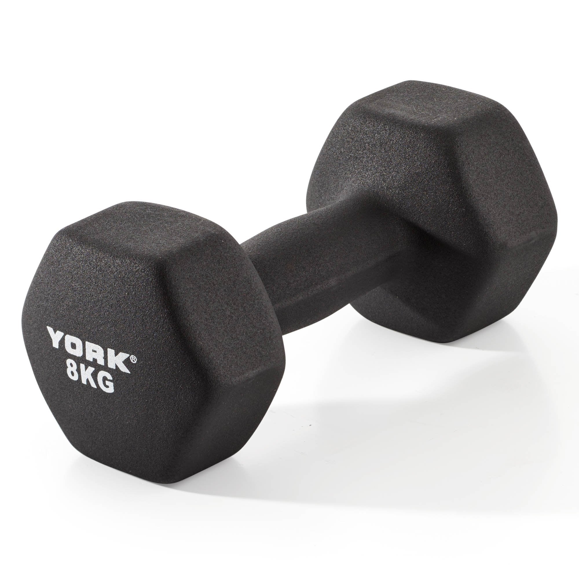 Image of York 8kg Neo Hex Dumbbell