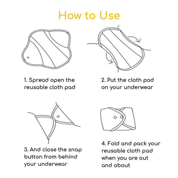 Reusable Sanitary Pads - How To Make And Use Them ⋆ A Rose Tinted World