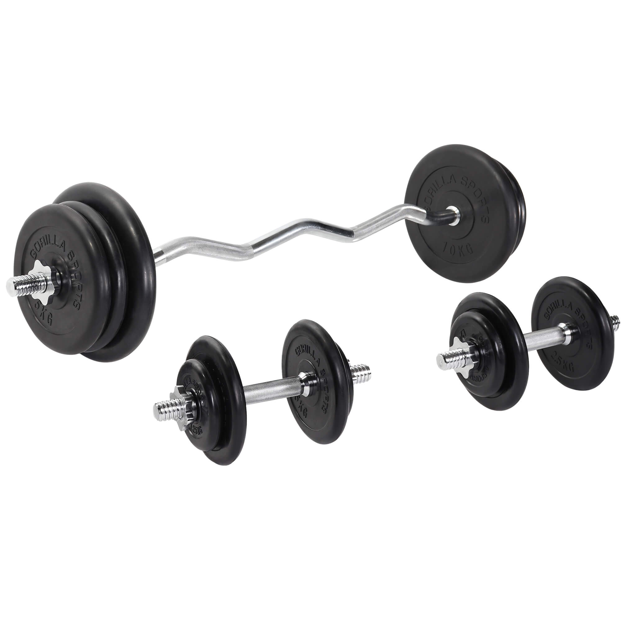 EZ-Curlset 70 kg Rubber - 30 mm