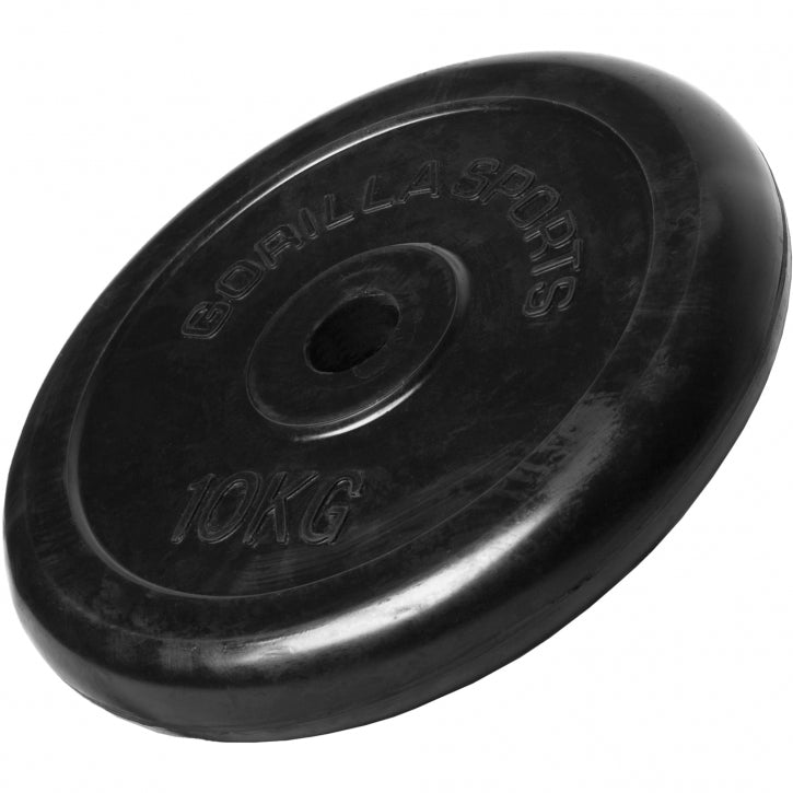 Halterschijf 10 kg Rubber