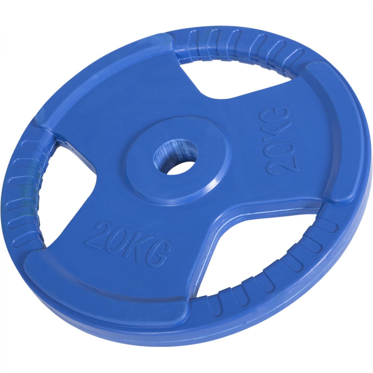 Olympische halterschijf 20 kg Gripper Gietijzer Rubber Coating - 50/51 mm