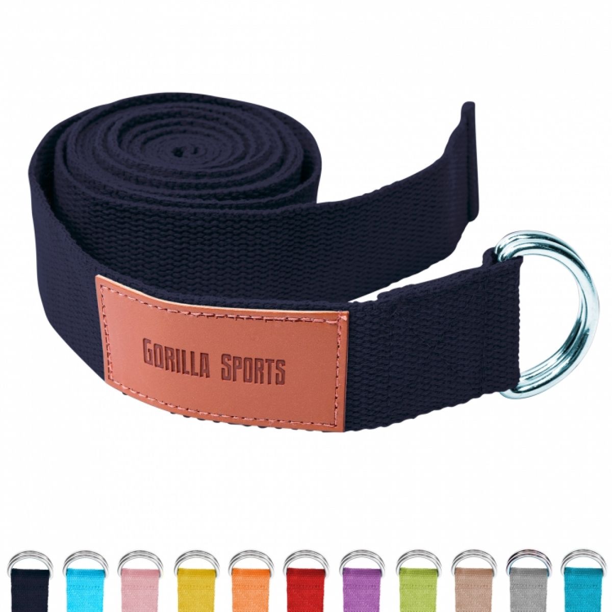 Yoga riem 260 x 3,8 cm