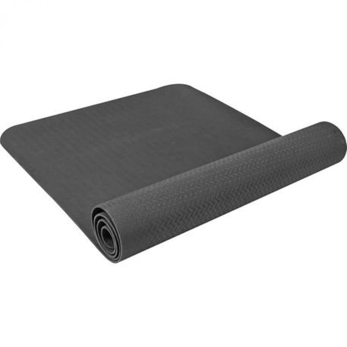 Yogamat Zwart Extra Dun (4 mm)