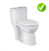 Waterridge HET Dual Flush Toilet is compatible 