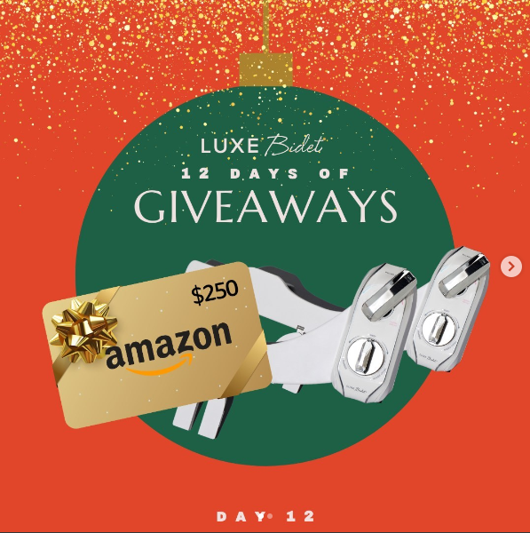 2023 Winter Holiday LUXE Bidet Giveaway