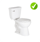 1500 Series Toilet is compatible