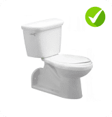 1600 Series Toilet is compatible