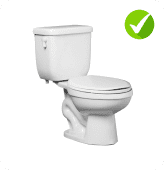 9300 Series Toilet is compatible