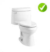 Cimarron One-Piece Toilet is compatible