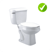 EcoVantage Toilet is compatible