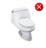 Rosario Toilet is incompatible