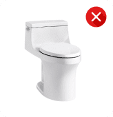 San Souci (K-5172) Toilet is incompatible