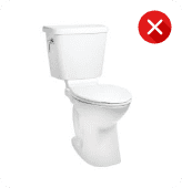 Vanquish Toilet is incompatible