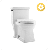 Voltaire Toilet requires alternative installation & parts