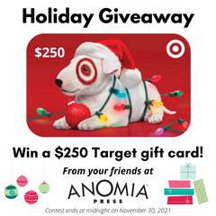 Win a $250 Target gift card from Anomia Press!