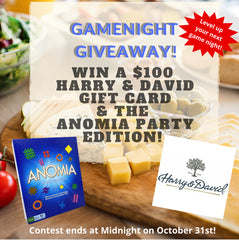 Anomia Press October Game Night Giveaway!