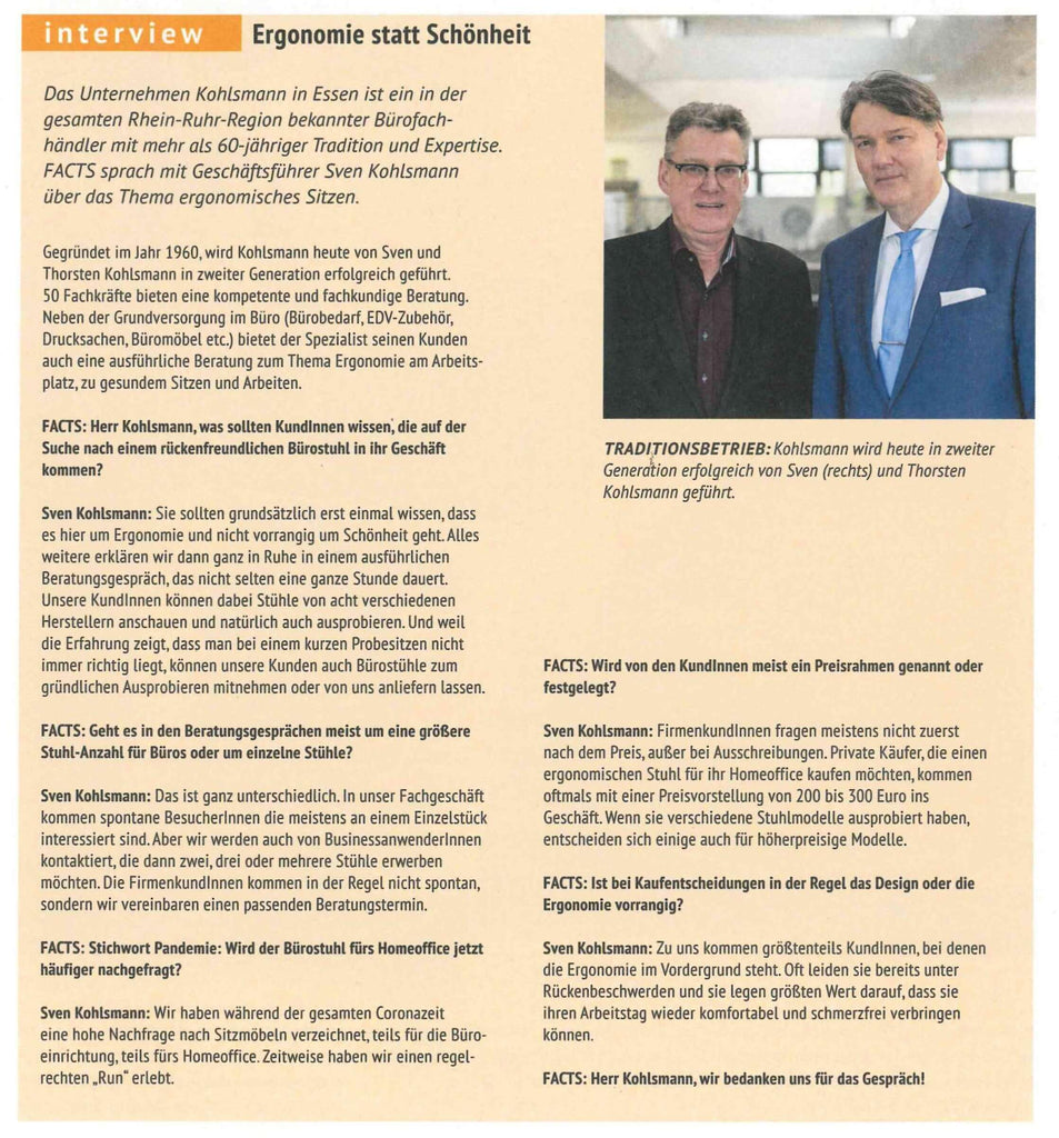 FACTS Magazin Interview