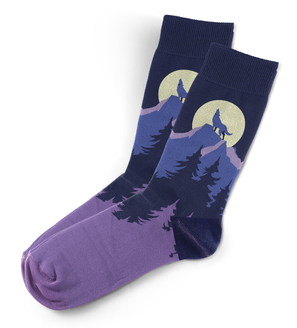 Men's Zero Fox Given Funny Crew Socks