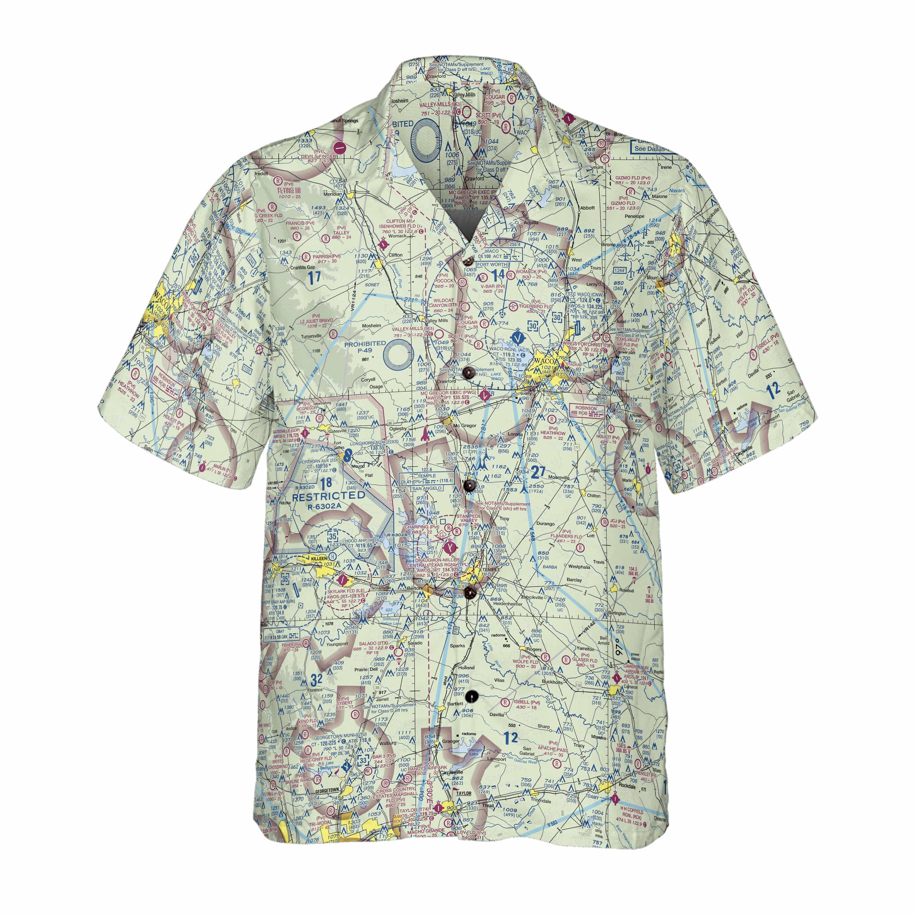 The Waco VFR Coconut Button Camp Shirt | pilotquarters | Reviews on ...