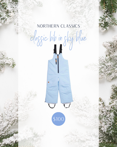 Classic Bib in Sky Blue