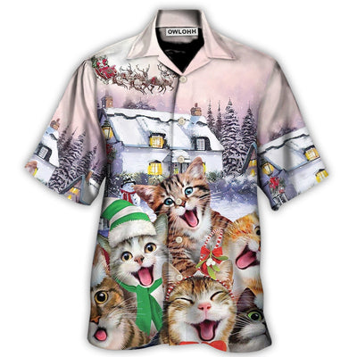 Hawaiian Shirt / Adults / S Christmas Cat I'm The Only One You Need - Hawaiian Shirt - Owls Matrix LTD