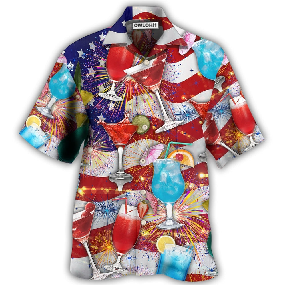 Cocktail Independence Day American Celebration Hawaii Shirt Ha86026