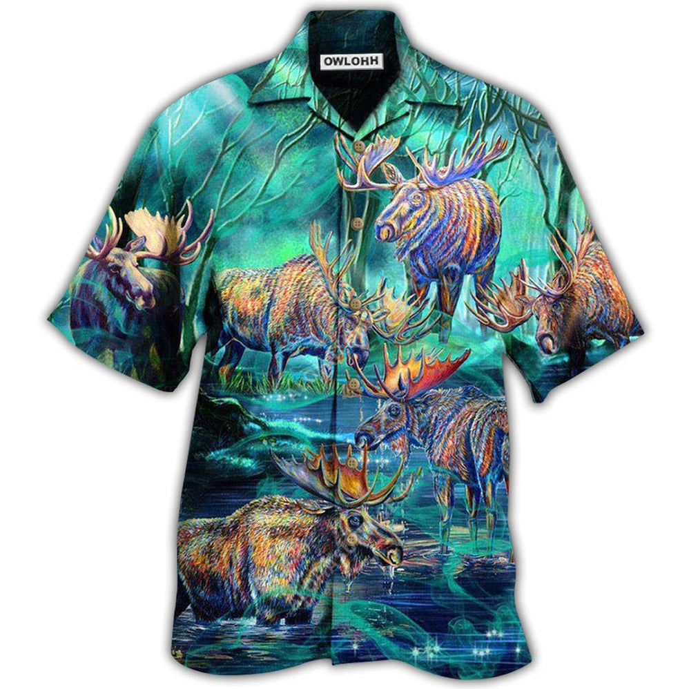 Moose Animals Life Is Better With A Next To Stream Hawaii Shirt Ha31166