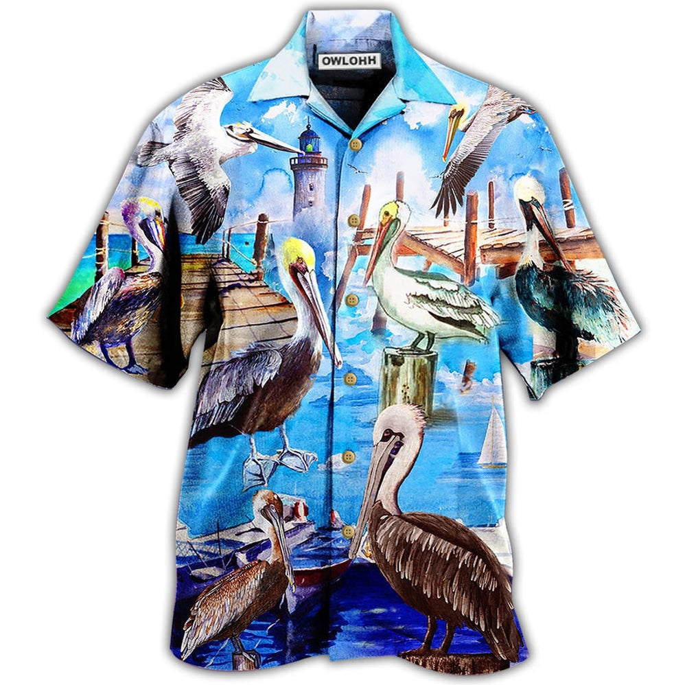 Pelican Animals Love Beach And Them Too Much Hawaii Shirt Ha63321