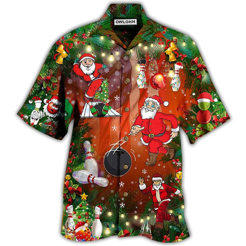 Bowling Do You Wanna Solo With Santa Claus Christmas Hawaii Shirt Ha25050