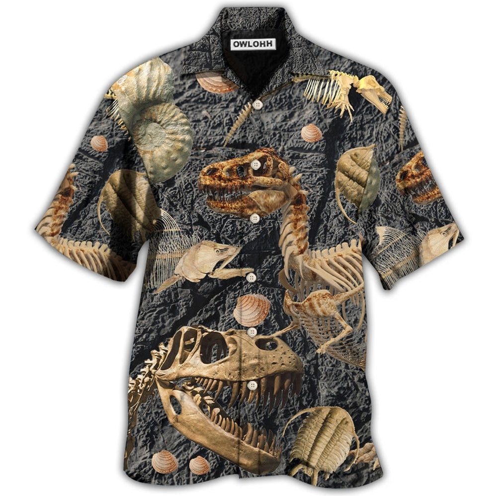 Dinosaur Fossils Collection Hawaii Shirt Ha122