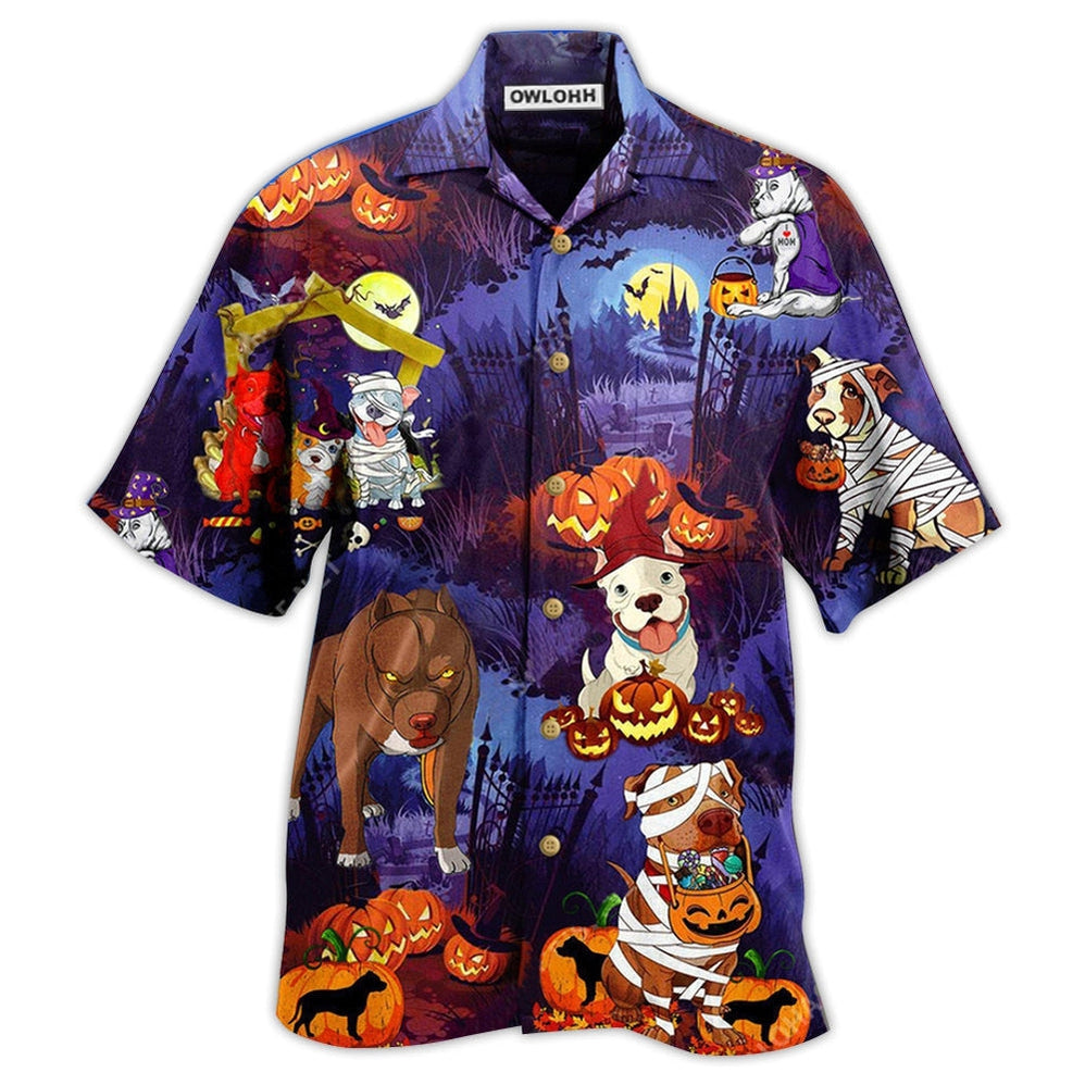 Halloween Dogs Night Scary Hawaii Shirt Ha31181