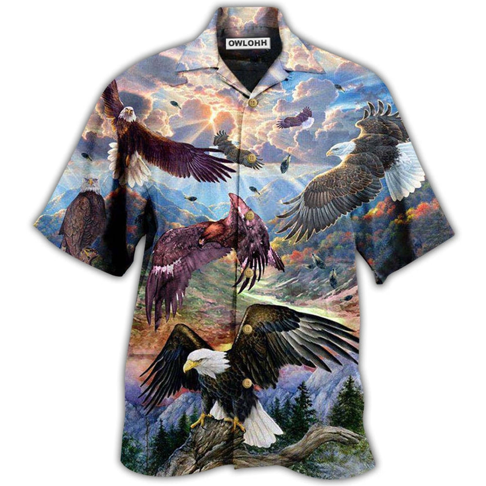 Eagle Spread Wings To The Sky Hawaii Shirt Ha49886