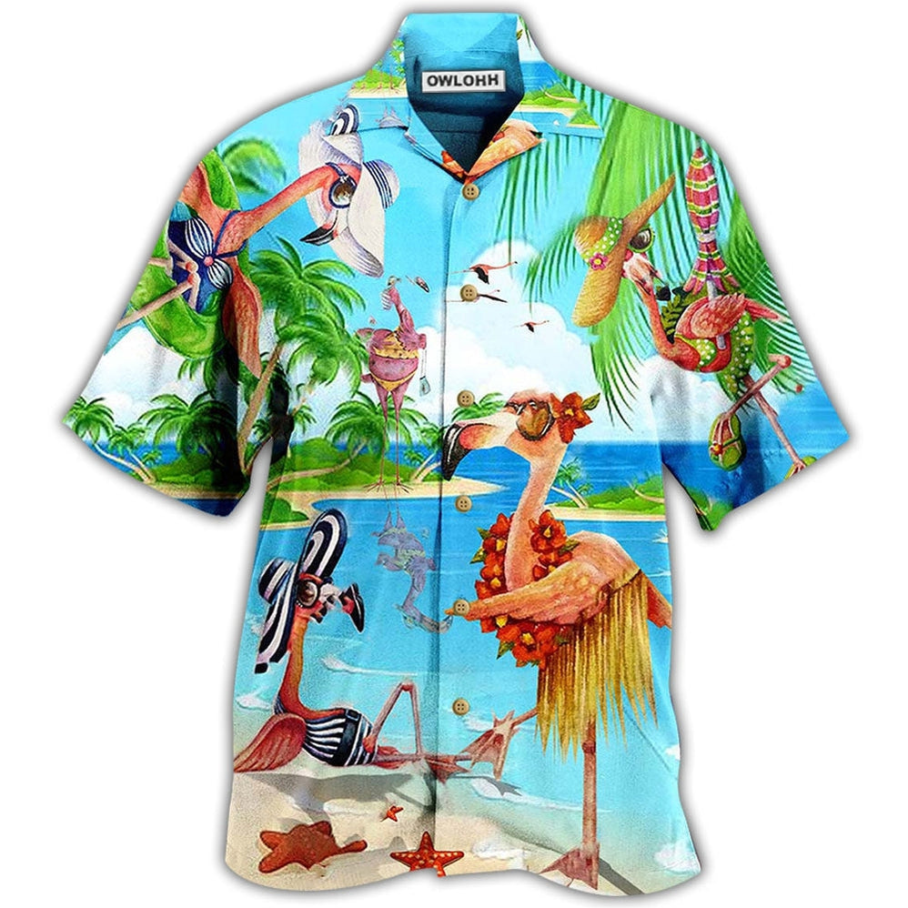 Flamingo Love Beach Amazing Hawaii Shirt Ha47750