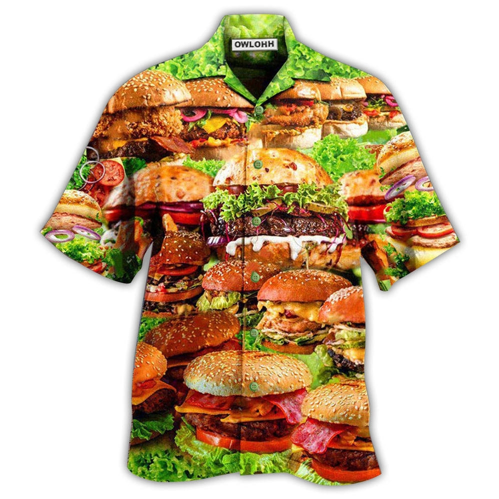 Food Good Mood Delicious Hamburger Hawaii Shirt Ha66575