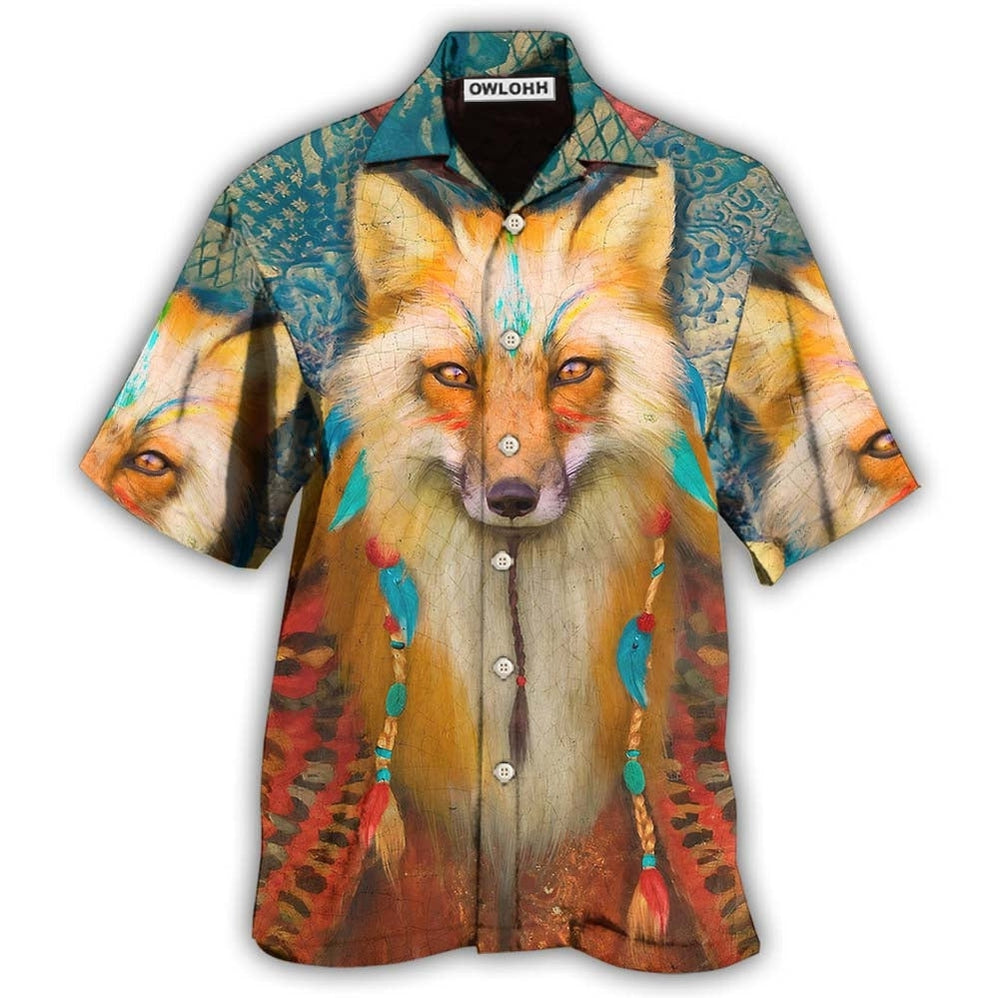 Native Style Love Peace Wolf Hawaii Shirt Ha67317