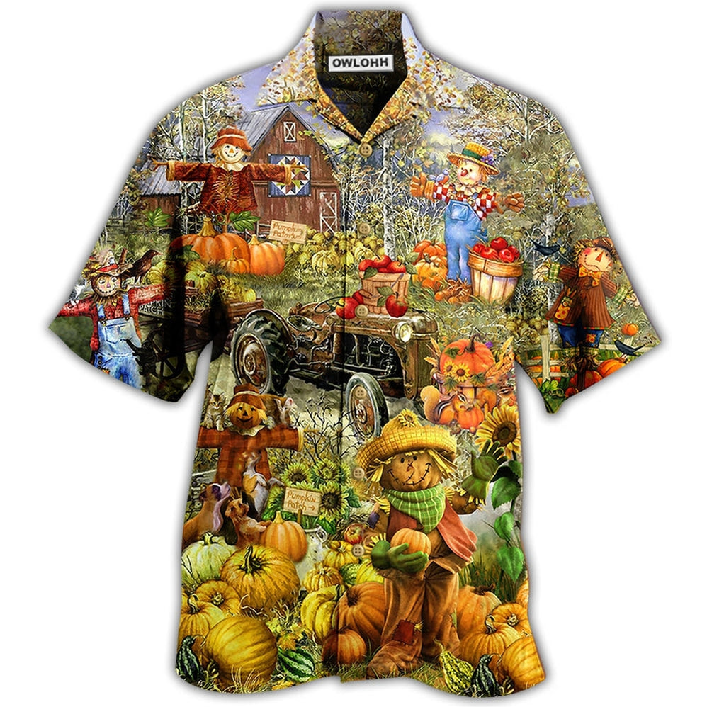 Halloween Pumpkin Smile Beautiful Hawaii Shirt Ha78389