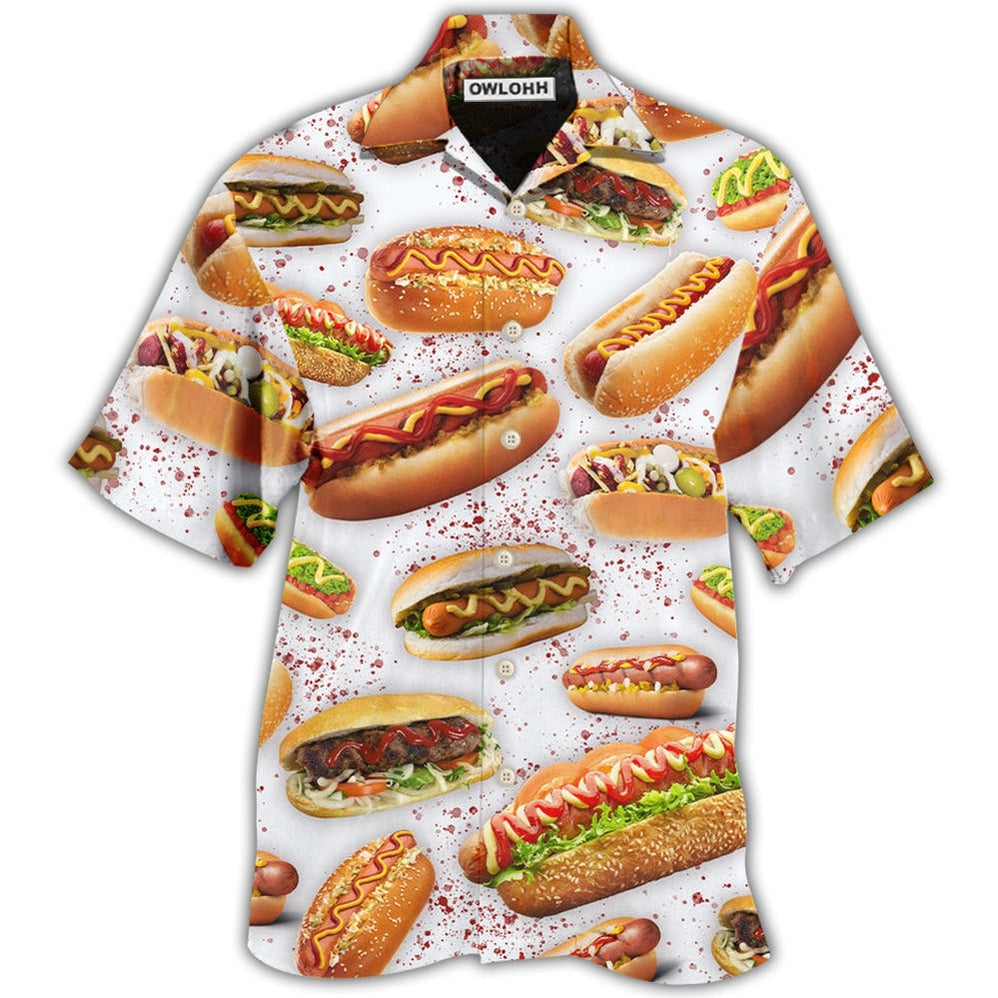 Hot Dog Basic Style Hawaii Shirt Ha1771