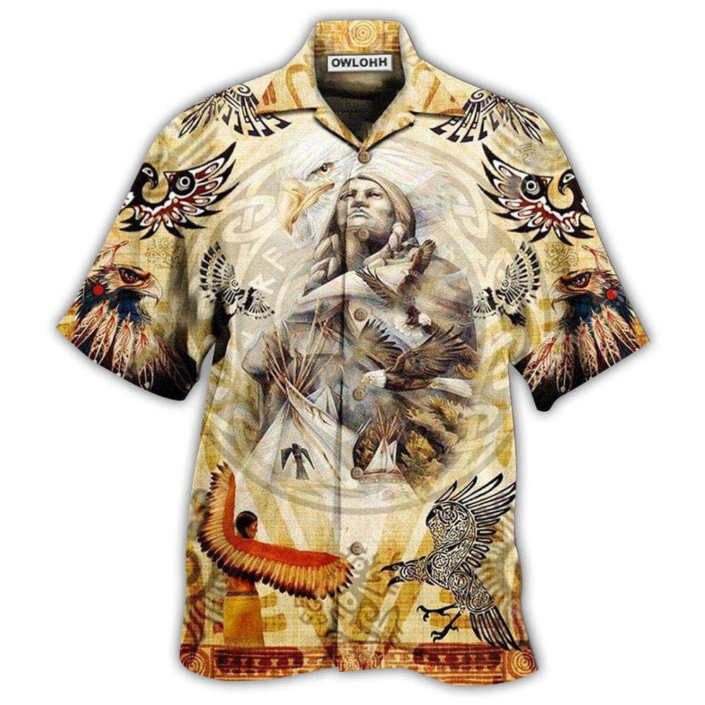 Native American Power Of Eagle Cool Hawaii Shirt Ha68698