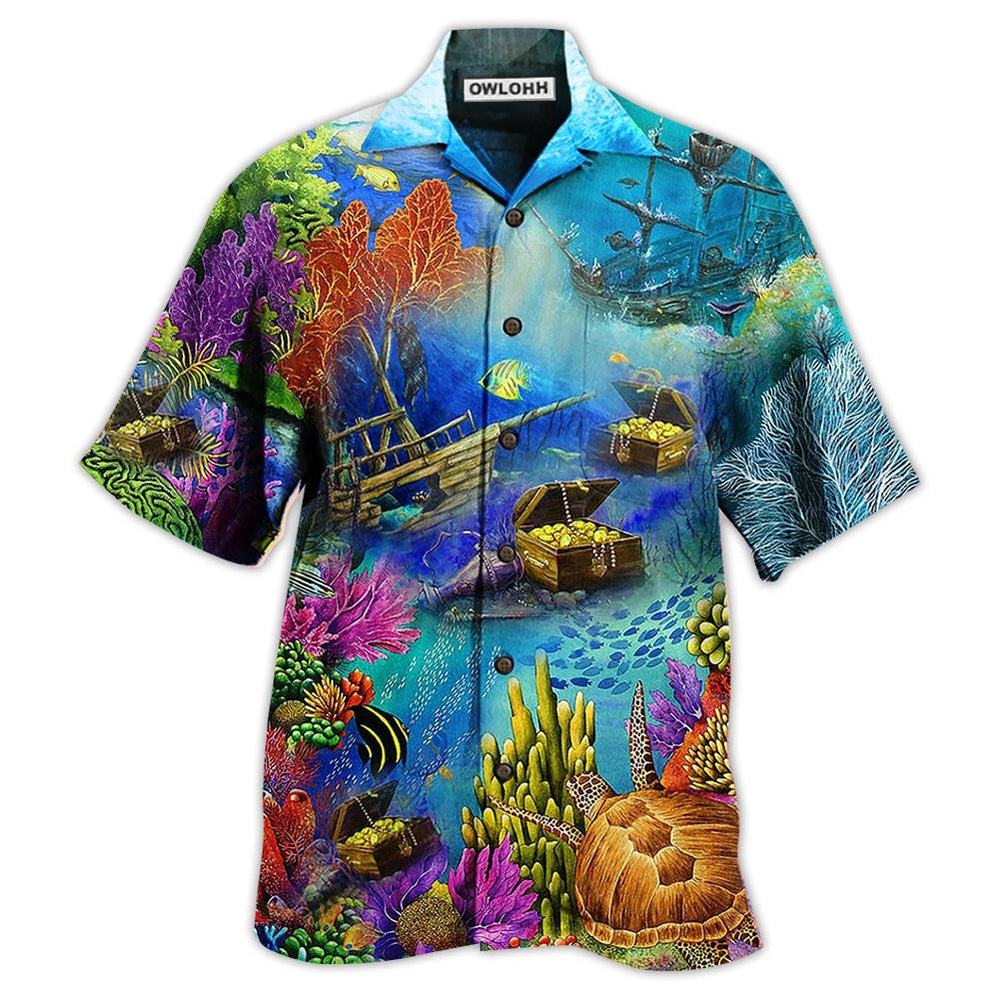 Ocean Amazing Aquarium Hawaii Shirt Ha52261