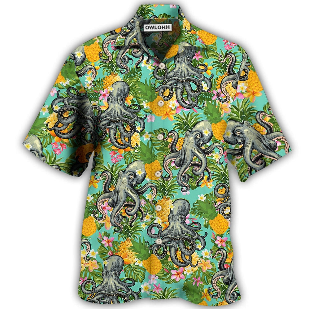 Octopus Tropical Peace Life Style Hawaii Shirt Ha38552