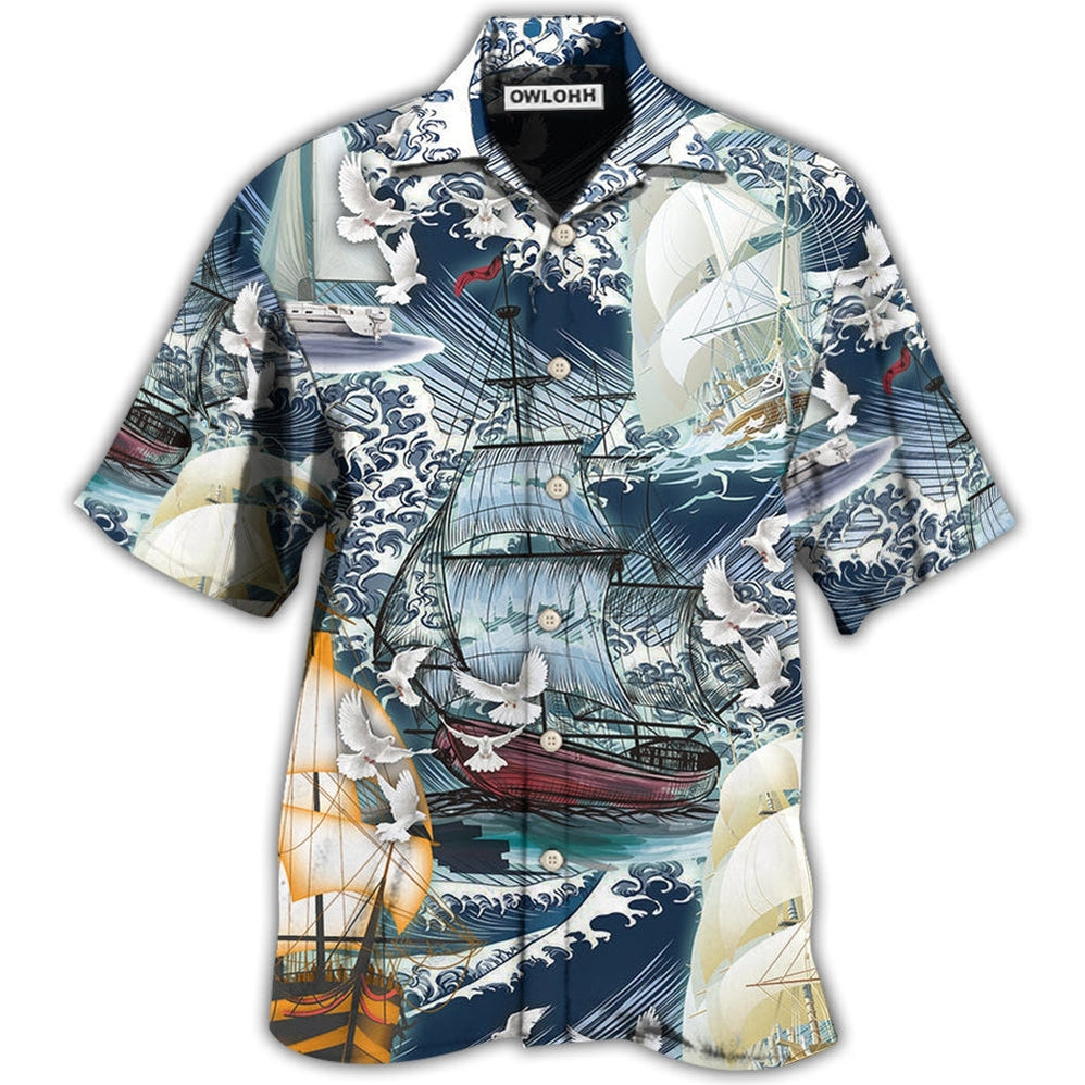 Sailing Dove Love Big Wave Hawaii Shirt Ha54867