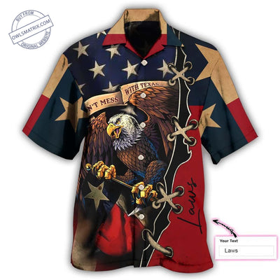 Hawaiian Shirt / Adults / S Texas Peace Life Style Limited Cusstom Name 26 - Hawaiian Shirt - HAWS18FNN180422 - Owls Matrix LTD