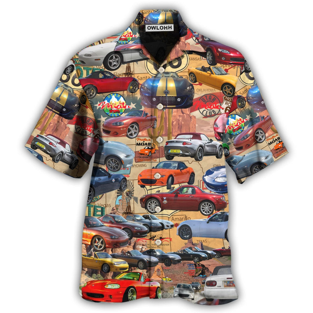 Car Lover Utah Miata Club Route 66 Hawaii Shirt Ha99535