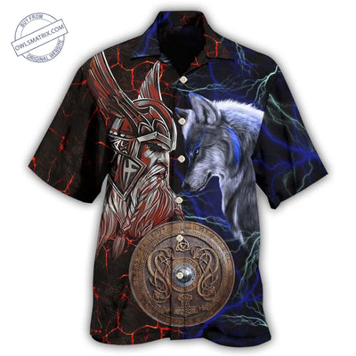 Hawaiian Shirt / Adults / S Viking Victory Life Style Limited Edition 5 - Hawaiian Shirt - HAWS17DUC300621 - Owls Matrix LTD